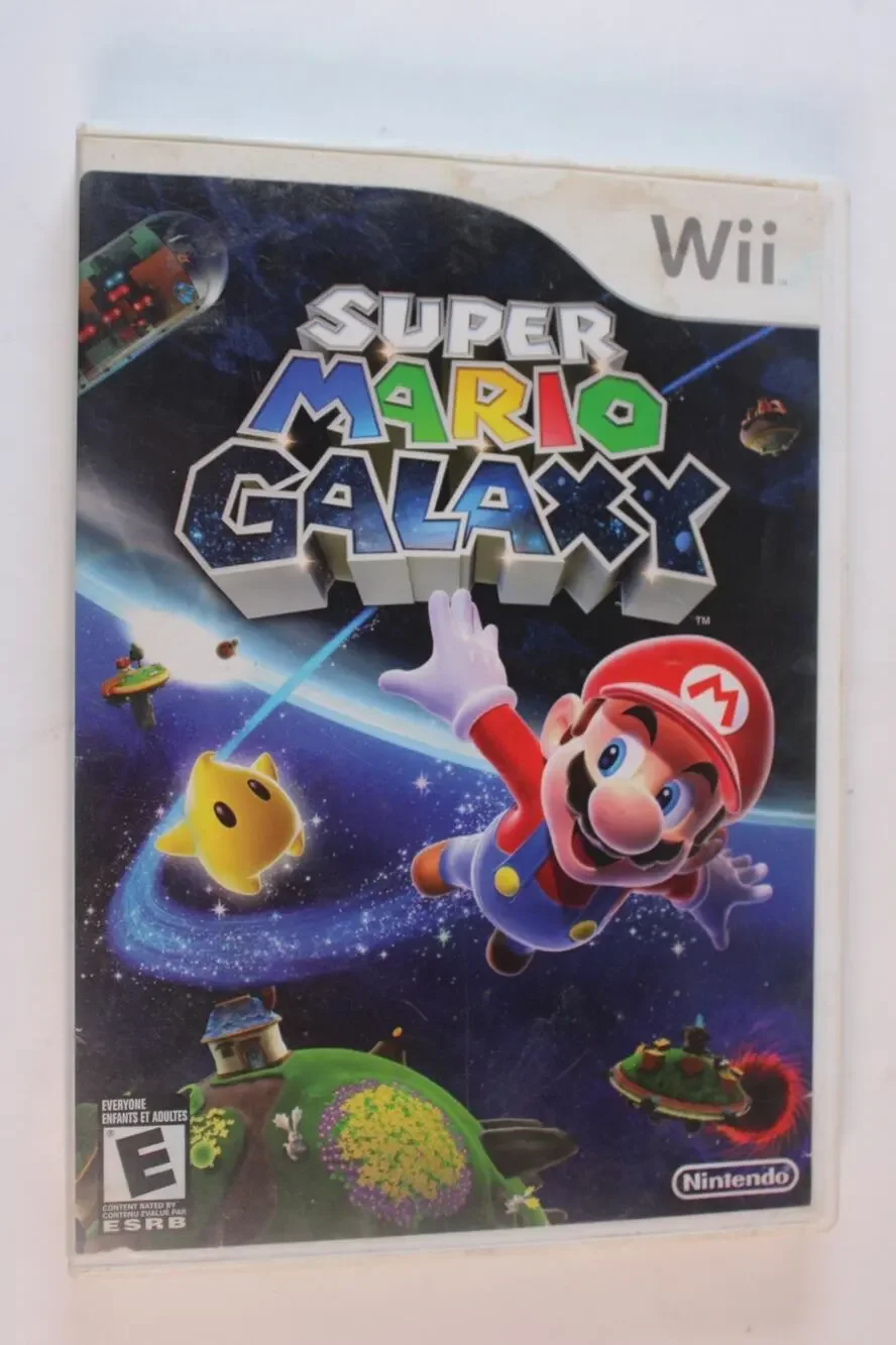 Super Mario Galaxy (Nintendo Wii, 2007) Authentic, Tested/works